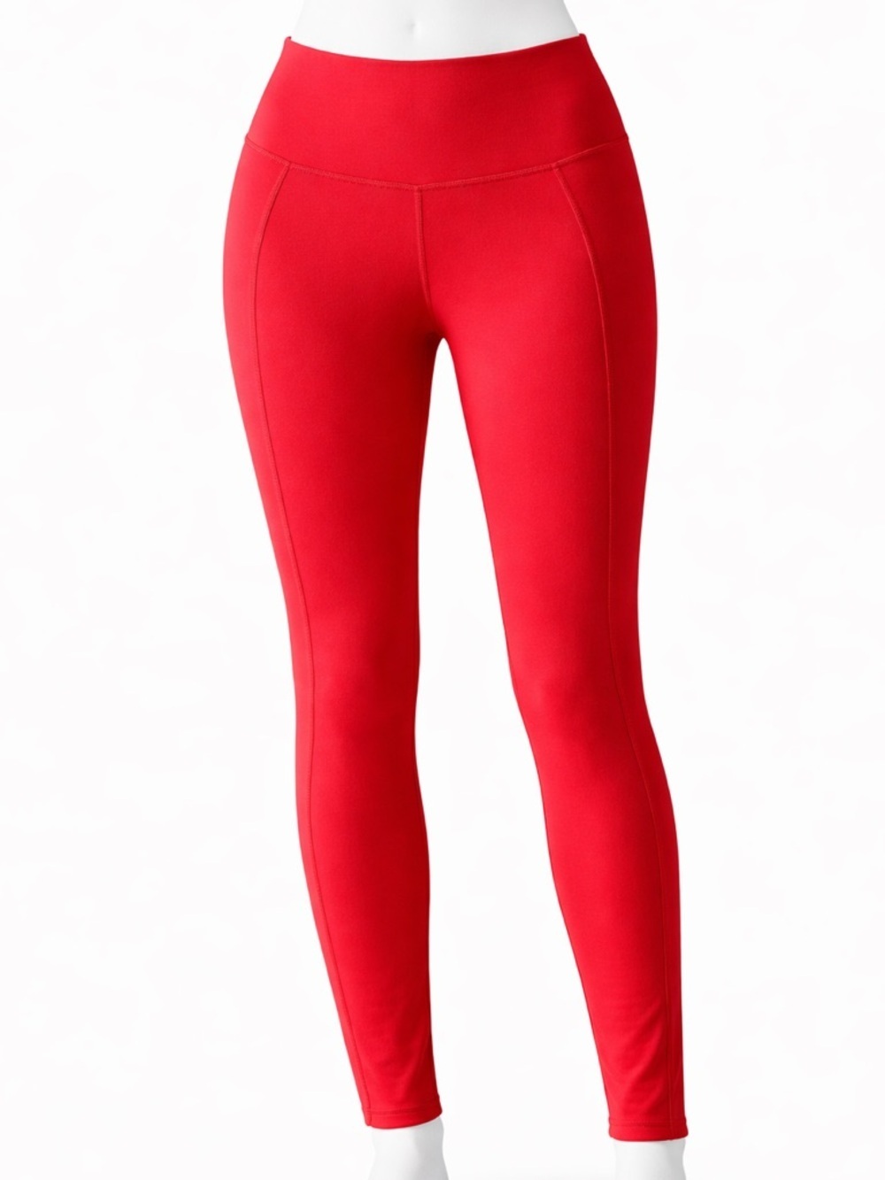 Spyder Red High-Waist Active fleece lined Leggings size large